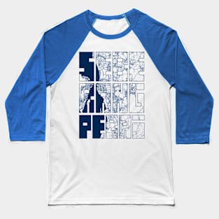 Seberang Perai, Malaysia City Map Typography - Coastal Baseball T-Shirt